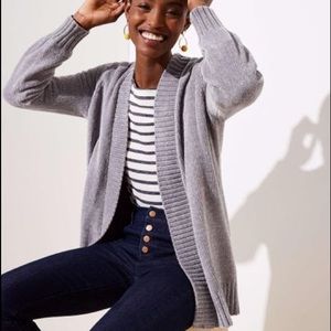 Loft Petite Chenille Cardigan